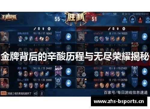 金牌背后的辛酸历程与无尽荣耀揭秘